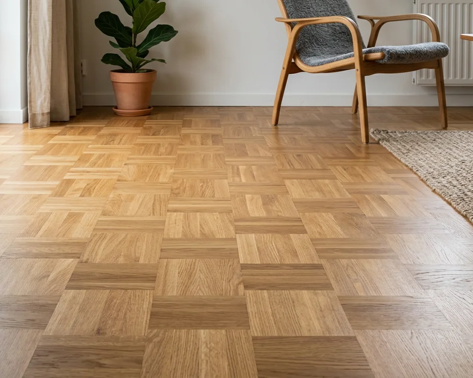 Holländskt mönster av parkettgolv