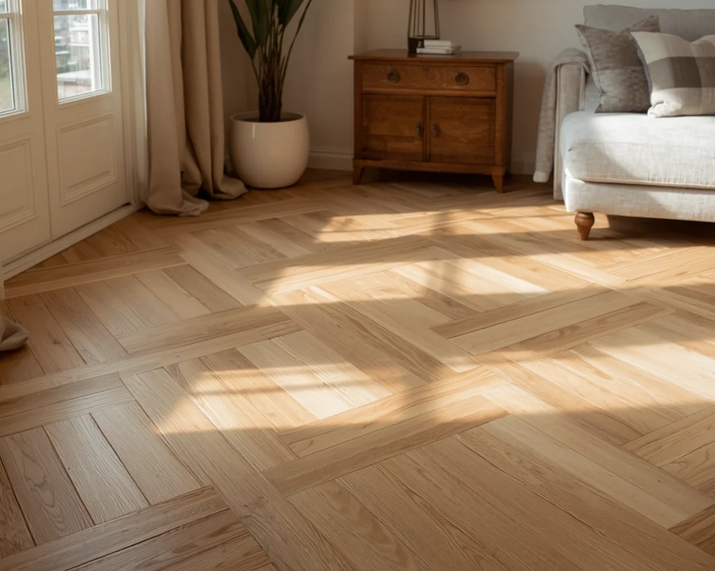 Stavparkett i mönster